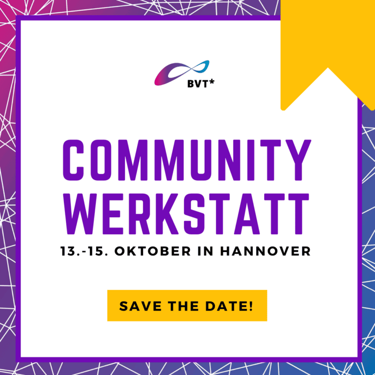 Community-Werkstatt - Save the date